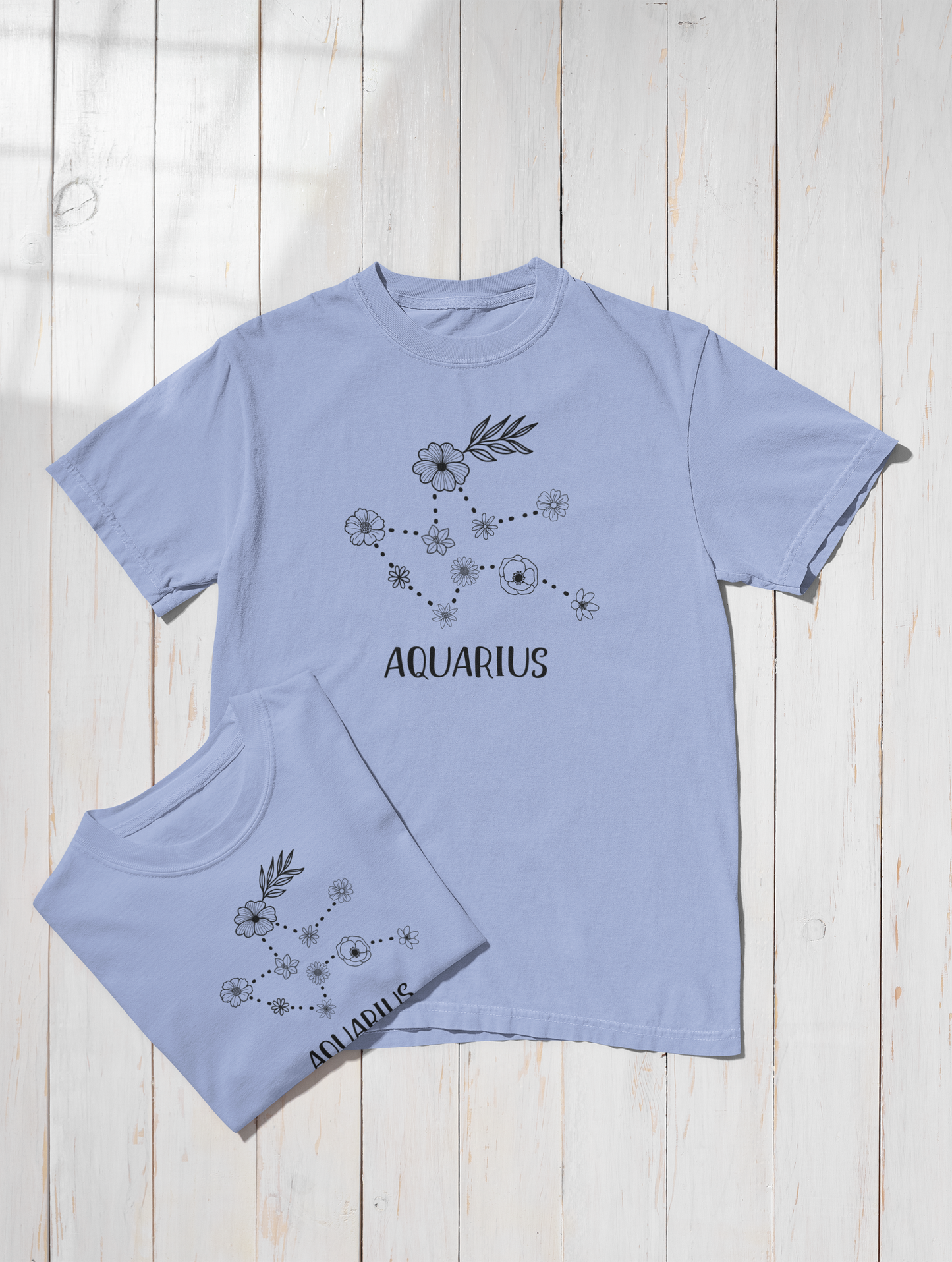 Floral Aquarius Tee