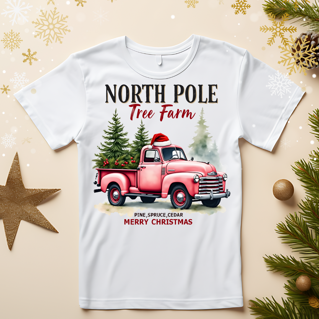 Pretty In Pink Christmas Pickup Tee