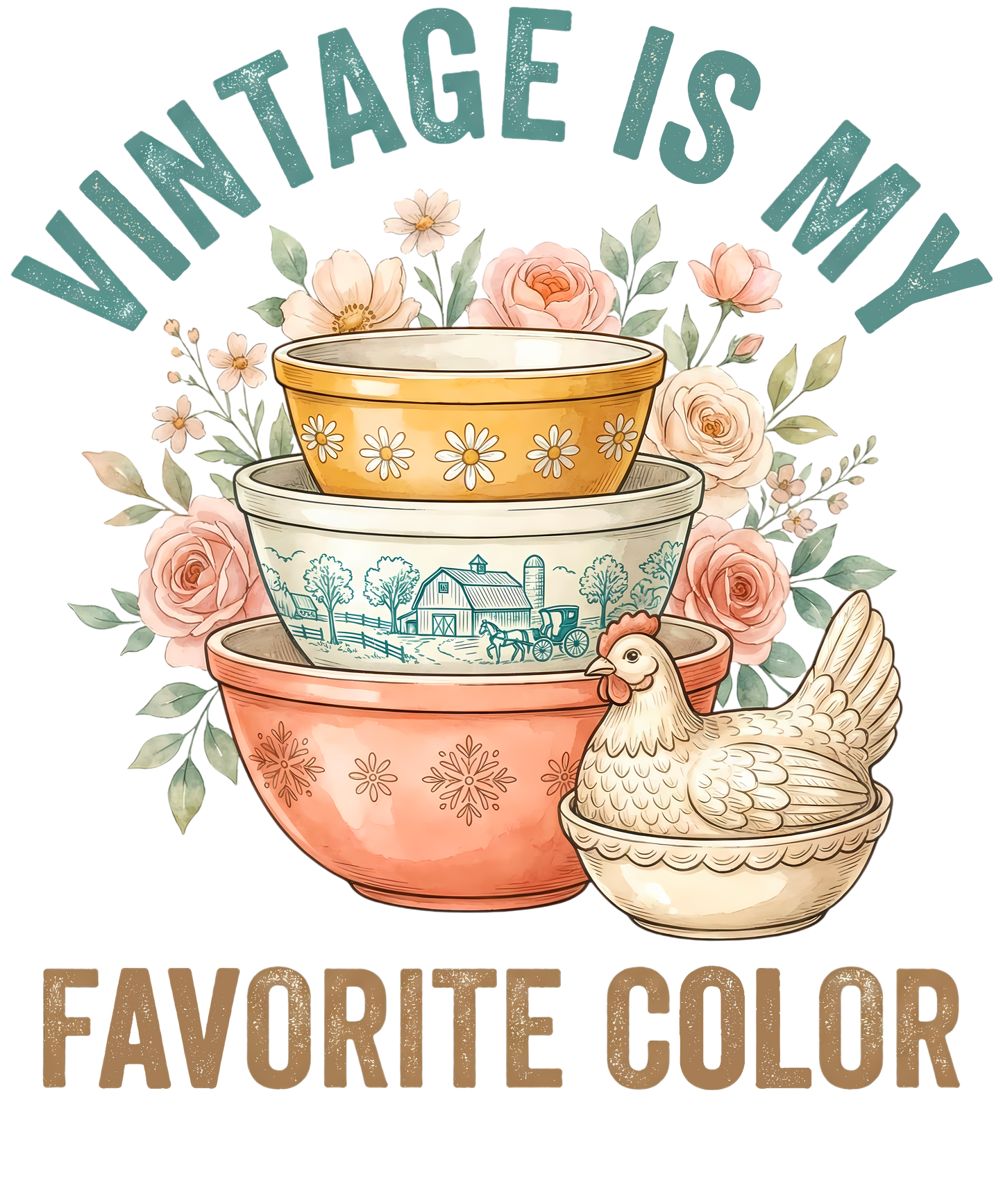 Vintage Is My Favorite Color Ready To Press Heat Transfer