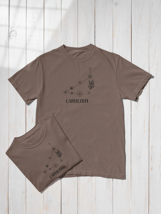 Floral Capricorn Tee