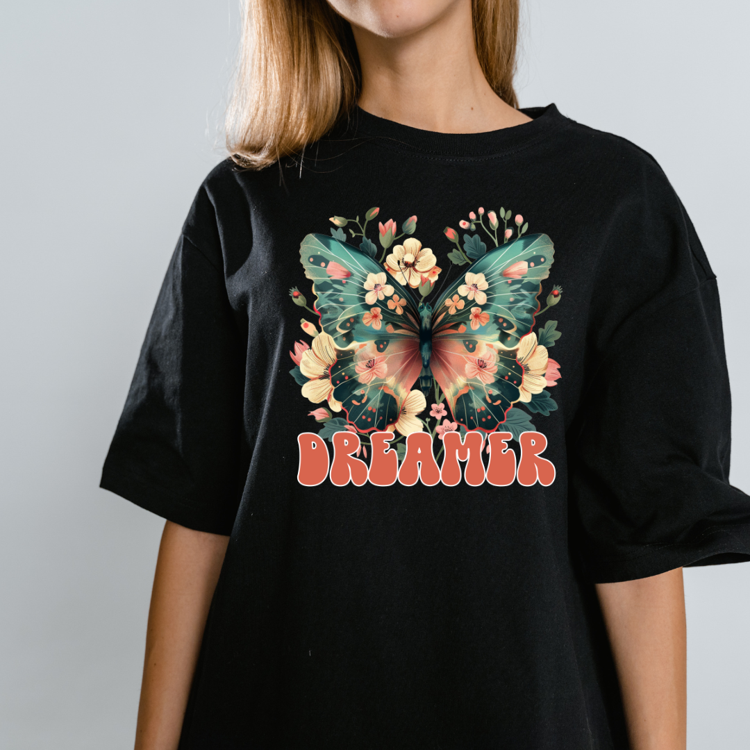 Butterfly Hippie Boho Dreamer Tee