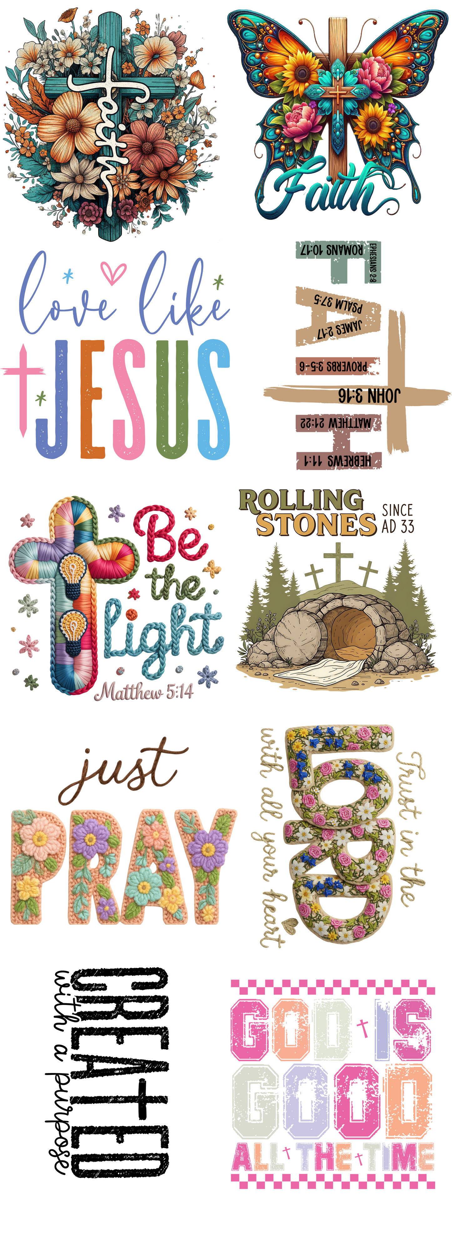 Saved By Grace Gang Sheet