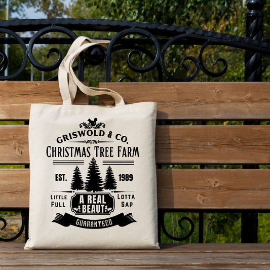 Griswold Tree Farm Christmas Tote