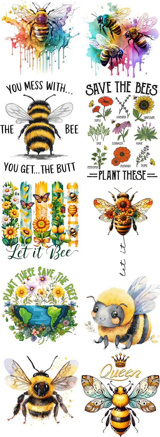 The Bees Knees Gang Sheet 22 x 60