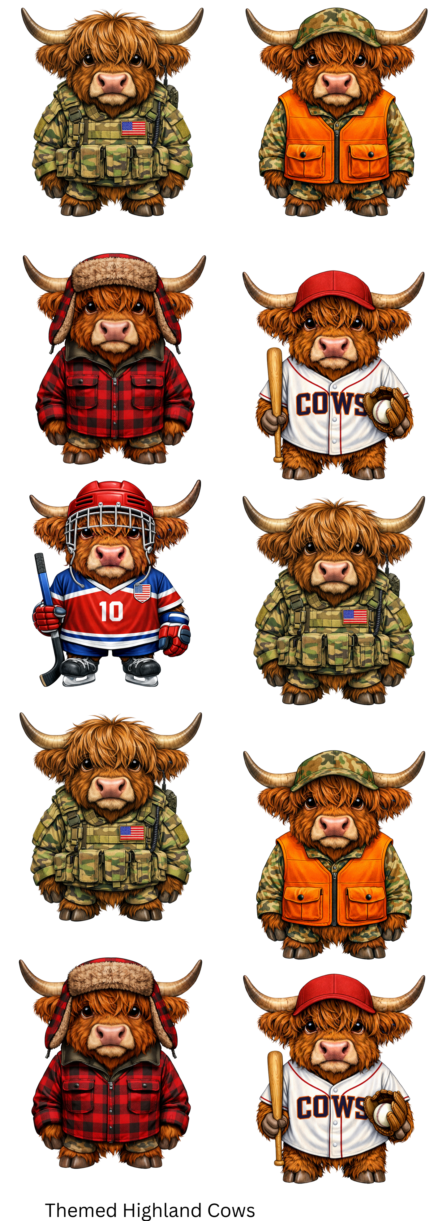 Highland Hero Gang Sheet