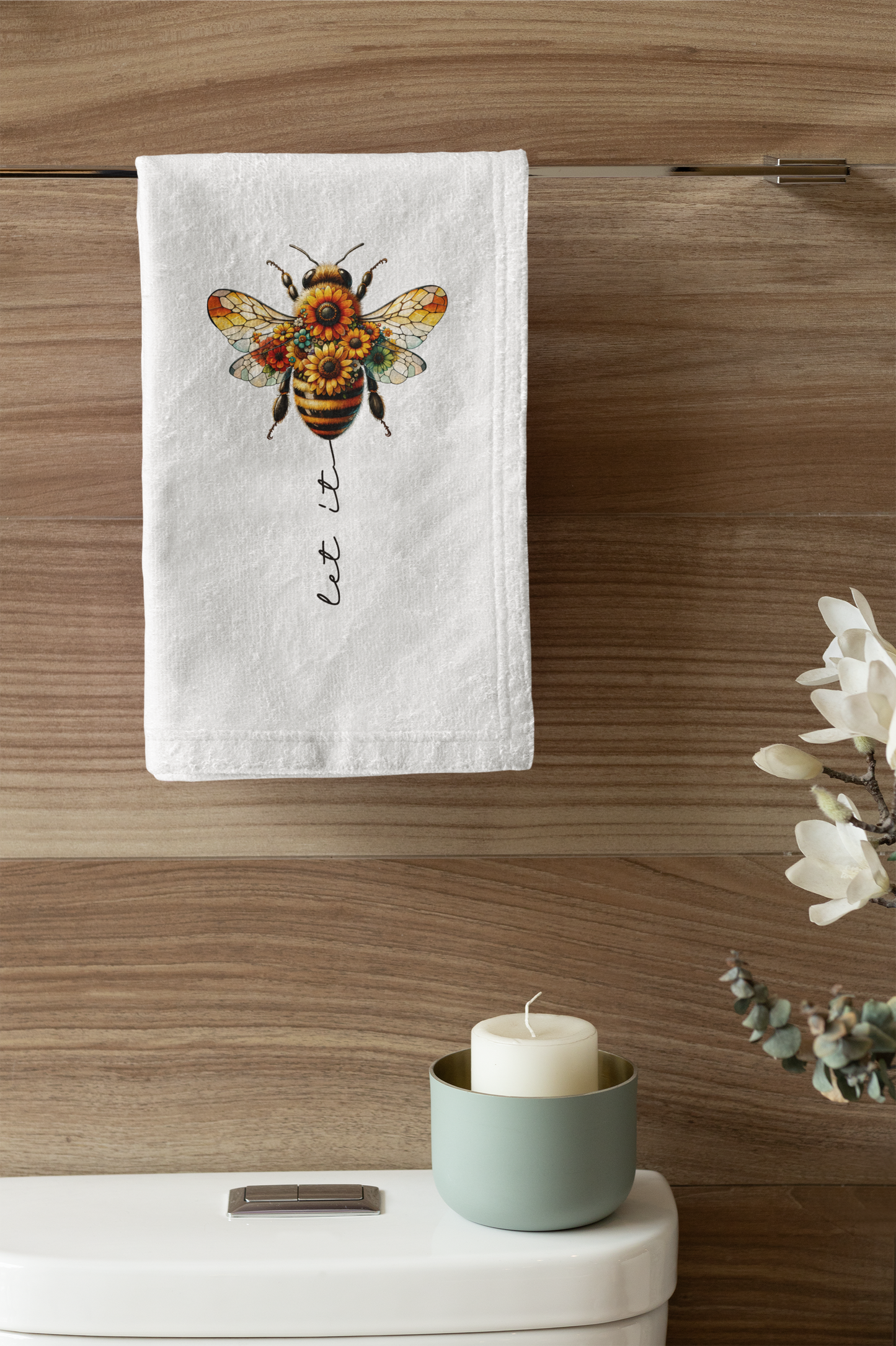 Let It Bee Hand Towel