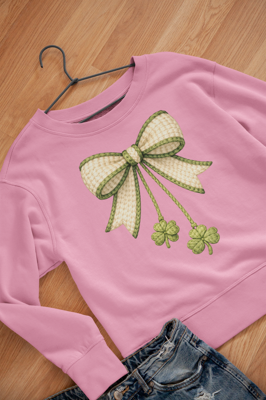 Lucky Bow Coquette Crewneck